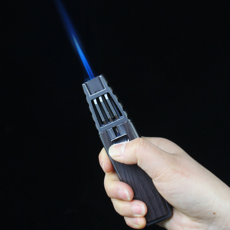 笔式创意打火机防风个性充气小焊枪喷火枪潮男士点烟器户外点火器