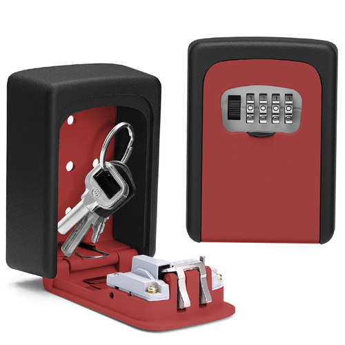 金属密码盒大号收纳箱装修盒子