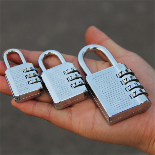 小中大号密码锁挂锁健身房柜子头