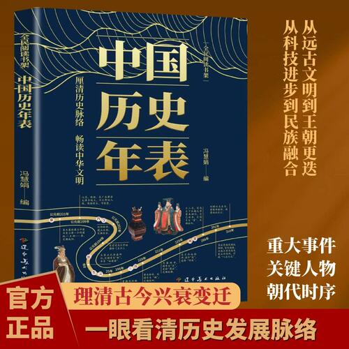 中国历史年表 纵览华夏五千年文明 以时间为线索看透历史兴衰智慧