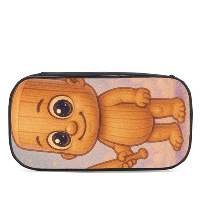 海经木棍人 Tung Tung Tung Sahur2 卡通印花儿童文具笔袋