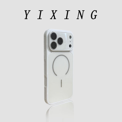 马卡龙极光CD纹适用苹果17promax手机壳磁吸iPhone16pro散热壳15全包防摔14高级感13情侣保护套女