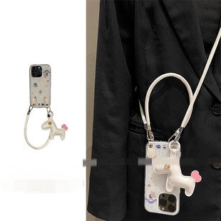 适用vivoy78y35y36y37手机壳y52s星星小狗y53s卡通挂件y55t可拎手绳y73s斜挎y76s超火y85y93y70s女z6z5u3x新n