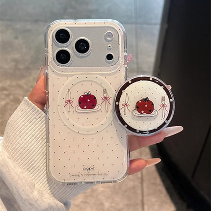 适用opporeno15/14/13手机壳Findx8/7/6/5/3波点刀叉水果k12k11磁吸支架Reno10/9小众高级4se网红超火Ace2pro