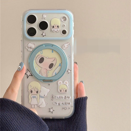 适用三星s26s25s24s23野有上秋s22s21U手机壳note10+旋转折叠支架s20fe小众高级s10s9s8磨砂A53a72A55a42A71