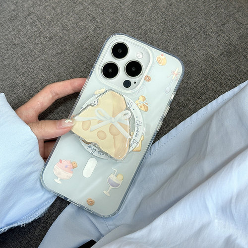 适用一加ace6/5手机壳oneplus13t/12奶酪磁吸支架1+Ace3卡通2v高级时尚11R秋冬新款10T女9R少女8/7pro/6p