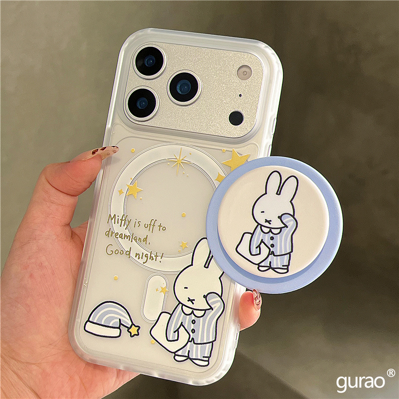 适用一加ace6/5手机壳oneplus13t/12睡衣米菲兔1+Ace3磁吸支架2v网红超火11R磨砂10T女9R卡通可爱8/7pro/6p壳
