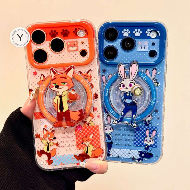 适用iPhone17/16手机壳15/14/13/12苹果x朱迪尼克11pro旋转磁吸支架i6/7/8潮简约xr秋冬新款max女5s情侣外壳
