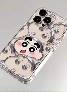 蜡笔小新适用小米civi4pro手机壳iqooz9华为p60荣耀10vivoy78魅族21三星realme11真我gtneo5红米oppo一加ace3