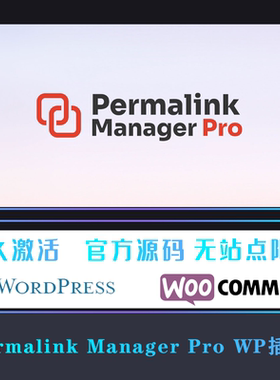 Permalink Manager Pro 汉化中文版 固定链接管理器插件 WP插件