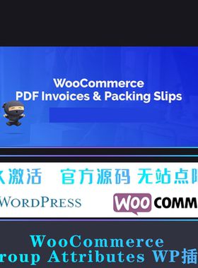 WooCommerce Group Attributes 中文版 产品属性分组插件 WP插件