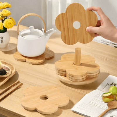 实木隔热垫家用防烫餐桌垫圆形砂锅垫杯垫碗垫盘子垫菜垫子防热垫