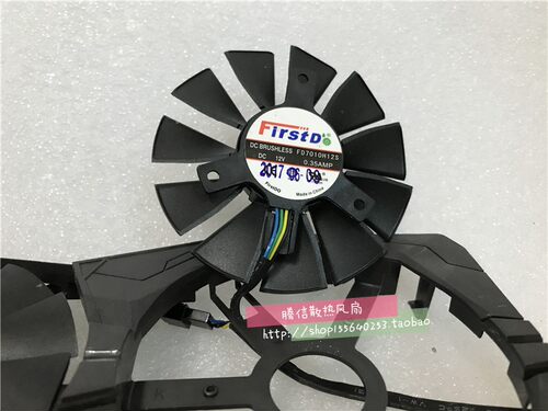 原装Firstd 蓝宝石HD7850 1G 2G白金版 显卡双风扇 FD7010H12S