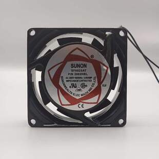 2082HBL 220V HSL 8025 铜线双滚珠轴流风扇 建准SUNON SF8025AT