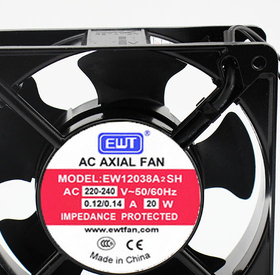 EW12038A2BH EW12038A2SH 全新EWT风机 AC220V 20W 机柜 交流风扇