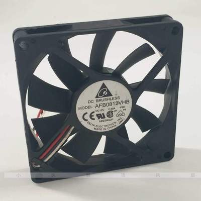 8015 8CM 12V 0.3A AFB0812VHB CPU机箱散热风扇80*80*15mm