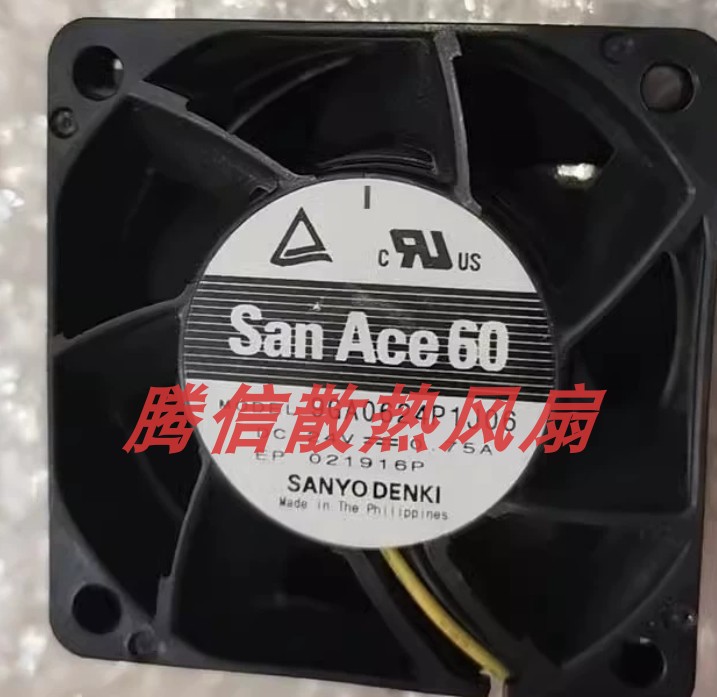 原装三洋6038  9GA0624P1J06 24V 0.75A 4线轴流散热风扇