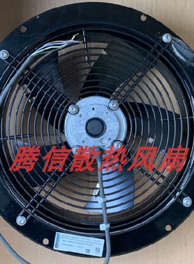 德国工业风机W2D300-CQ08-46 480V 270/400W外转子散热风机全铁
