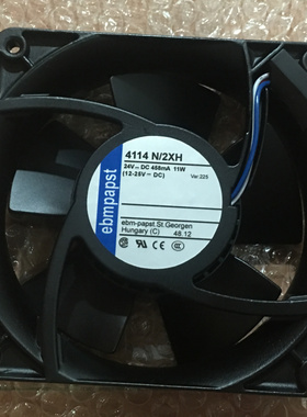 全新德国EBM原装PAPST 4114N/2XH 24V 11W 12cm 3线变频器风扇