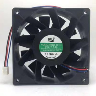 原装一盟 F12038Z40D024-SM100 24V 12038 12CM 变频器散热风扇