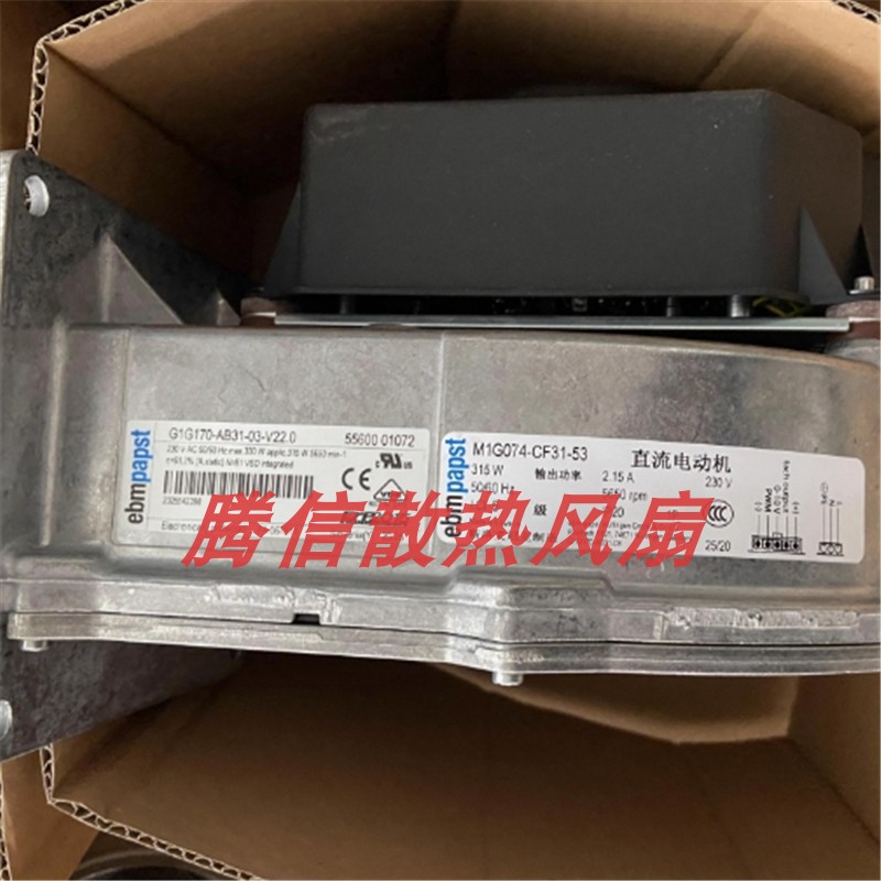 G1G170-AB31-03 德国ebmpapst 燃气锅炉风机 230V 315W 离心风机