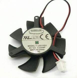 原装华硕 T125010SU直径47 孔距39MM 12V 0.32 静音 显卡风扇