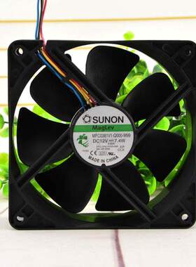 建准 MFC0381V1-Q000-M99 12038 12V 7.4W 12CM 4线 含油液压风扇