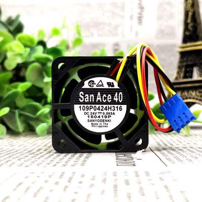 109P0424H316 840D NCK系统风扇 San Ace 40 24V 0.095A