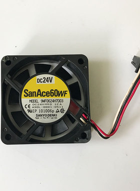 原装 SanAce60WF 9WF0624H7D03 DC24V 0.12A 6厘米 数控机床 风扇
