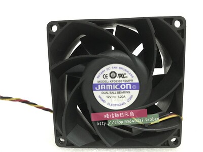 凯美霖KF0838B1SMPR 12V 1.2A 8厘米CM 暴力散热风扇 8038滚珠3线