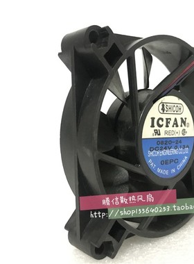 原装日本Shicoh ICFAN 0820-24  24V 0.13A 8020 8CM静音散热风