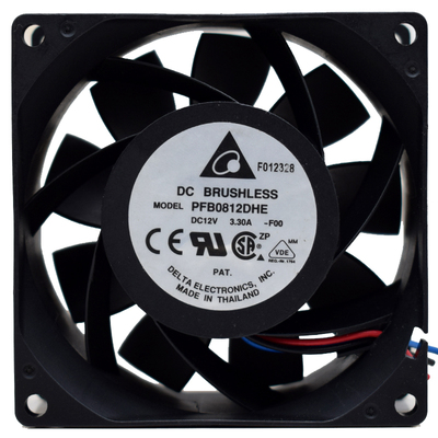 PFB0812DHE 台达 8038 12V 3.30A 8CM 服务器大风量 PWM温控风扇
