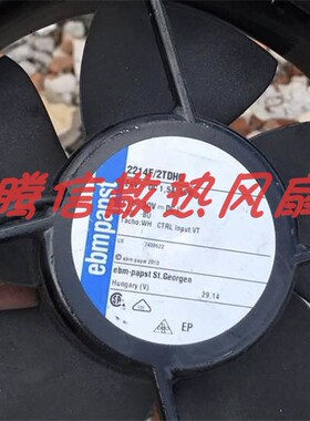 原装正品ebmpapst 2214F/2TDH4PR 2TDH0高端设备24V散热风扇22050