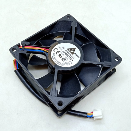 台达8cm8025 12V双滚珠大风量风扇AFB0812SH电脑CPU PWM温控风扇