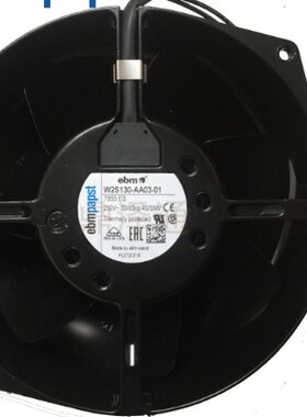 W2S130-AA03-01/7855ES 230V 45W原装德国EBM 150*55MM耐高温风机
