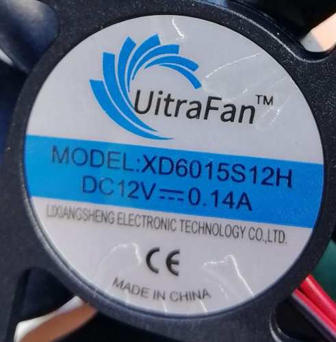 UitraFan XD6015S12H 12V 0.14A 6CM厘米 机柜机箱电源散热风扇