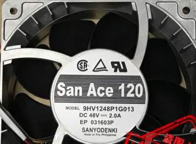 三洋SANYO 48V 2.0A 12CM 12038暴力9HV1248P1G013/G001散热风扇