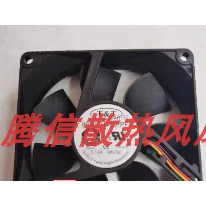 台湾T&T  8020 8cm 8厘米 8020TH48B-PF1 散热风扇