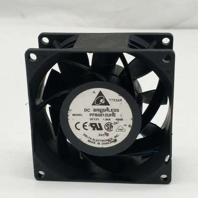 PFB0812UHE DC12V 1.86A 原装台达 80*80*38MM3线 高转速暴力风扇
