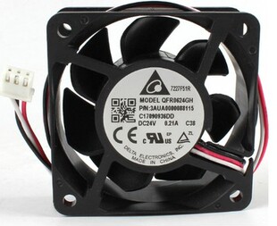 台达QFR0624H/EH/SH/UH DC24V 0.21A/0.15A变频器控制柜风扇