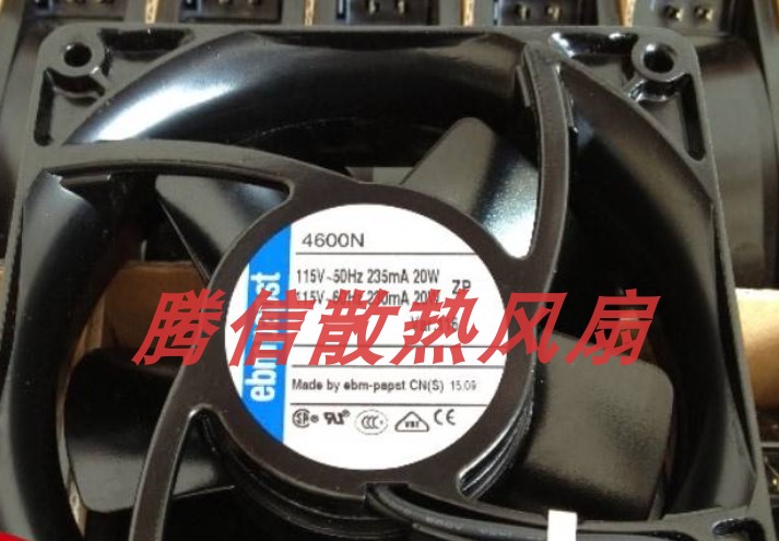 原装ebmpapst 4606N/X/4600N12038 115V 20W 耐高温轴流散热风扇