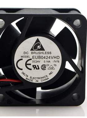 原装台达 EUB0424VHD 24V 0.14A 4CM 4020 2线 变频器 打印机风扇