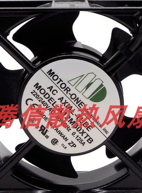 MOTOR-ONE AC AXIAL-TUBE A12M30XTB 220V/240V 0.125A风扇