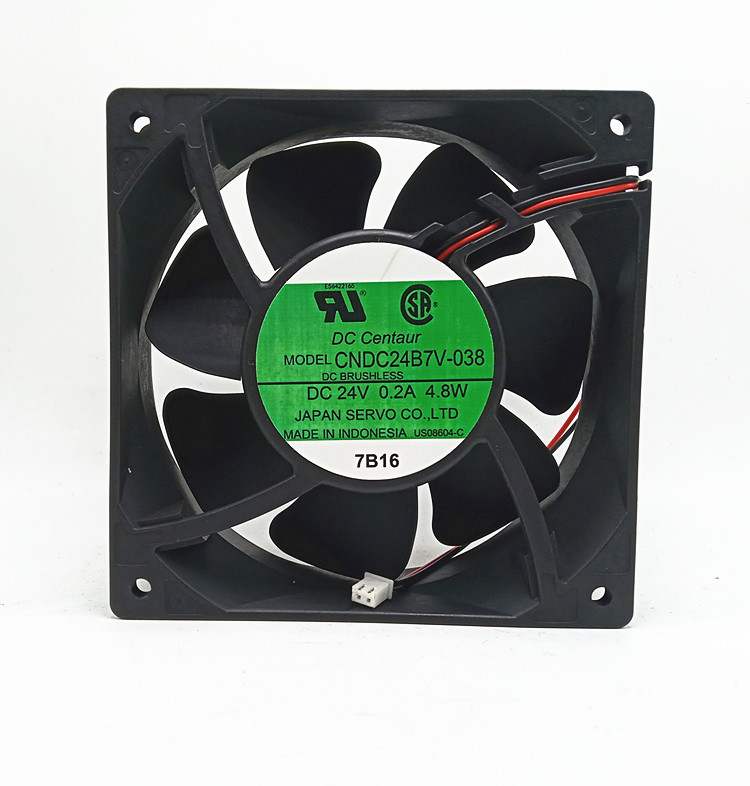 原装日本伺服SERVO CNDC24B7V-017/038 24V 0.2A 4.8W 12038风扇