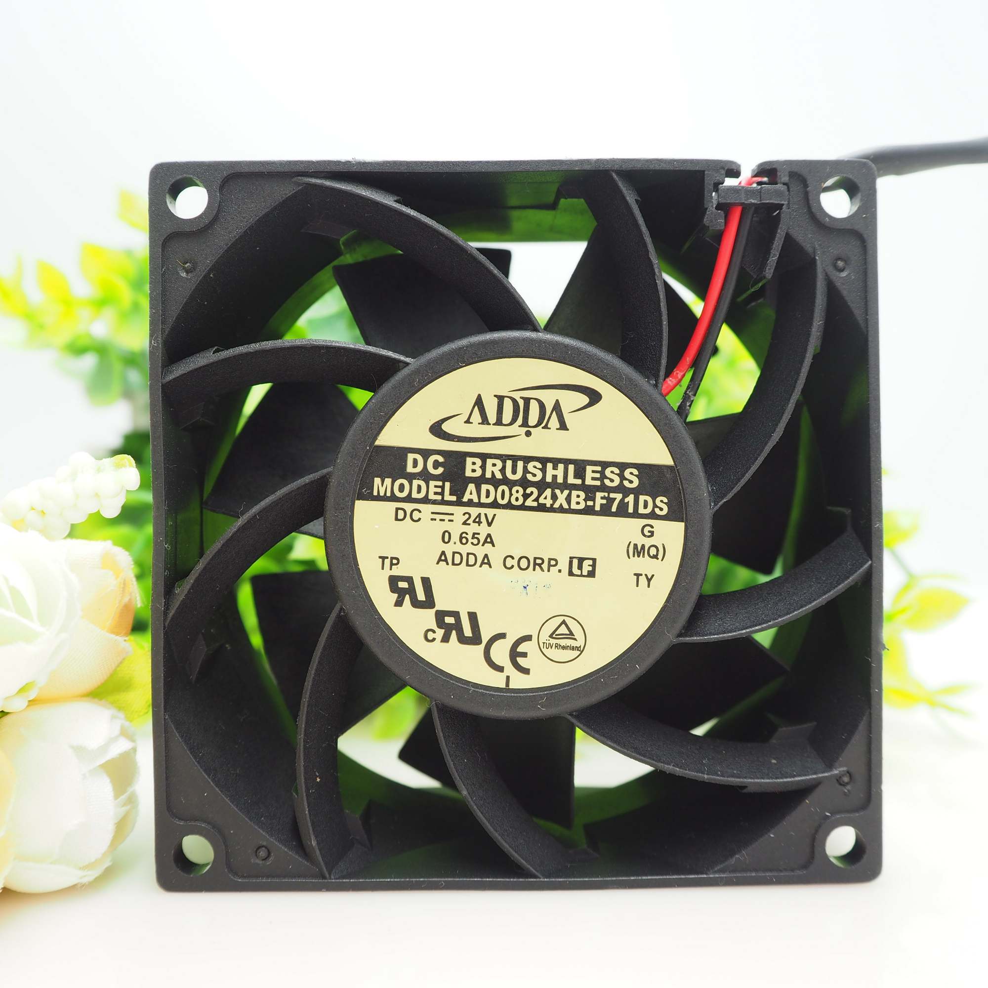 原装AD0824XB-F71DS 协禧ADDA风扇8038 DC24V 0.65A 工业散热风扇