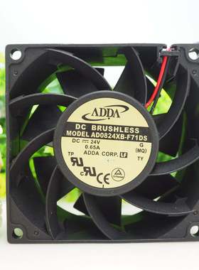 原装AD0824XB-F71DS 协禧ADDA风扇8038 DC24V 0.65A 工业散热风扇