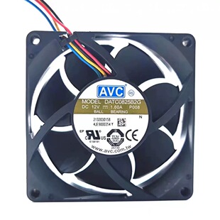 DATC0825B2G 原装AVC 12V 1.60A 8025 8CM 电源散热风扇