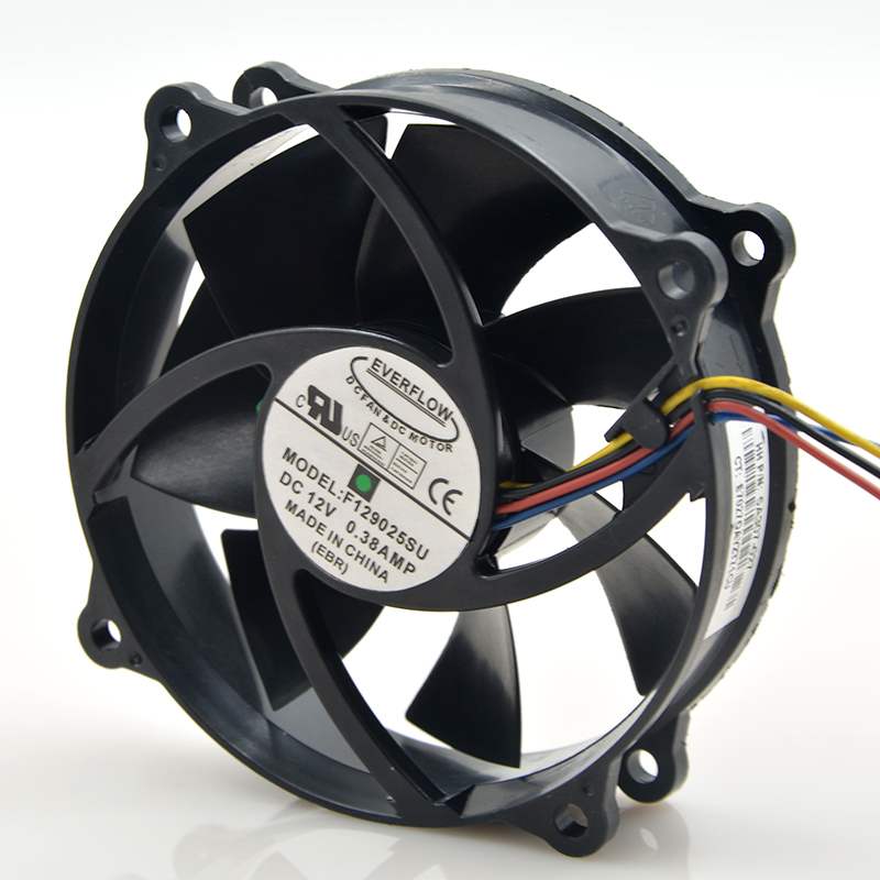 EVERFLOW F129025SU 9025 12V 0.38A 4线 pwm 散热风扇 CPU风扇