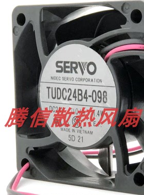 日本伺服SERVO TUDC24B4 6025 24V 0.07A 6CM变频器散热风扇