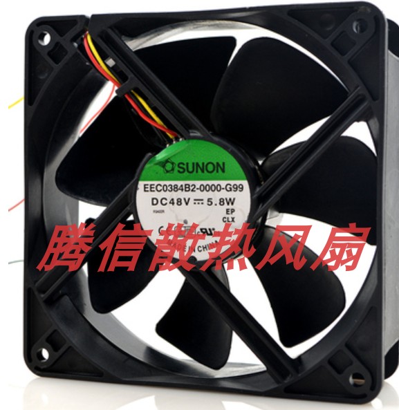 原装SUNON建准 EEC03 EEC0384B2-0000-G99  12038 48V 5.8W风扇